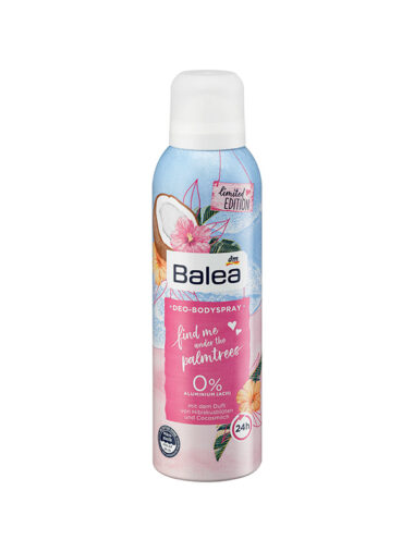 Balea Deodorant spray find me under the palmtrees