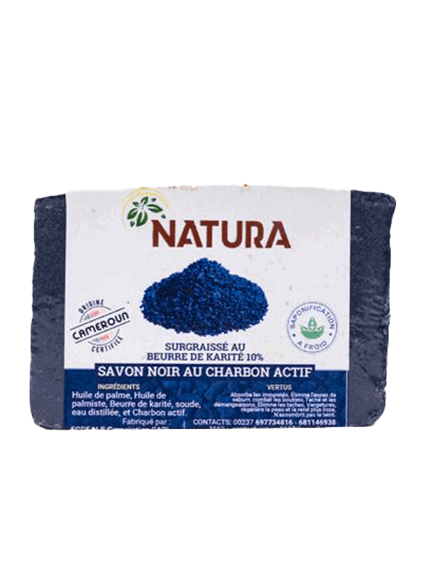 Natura black soap 100g