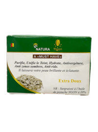 savon purifiant au pistache et beurre de karite Natura