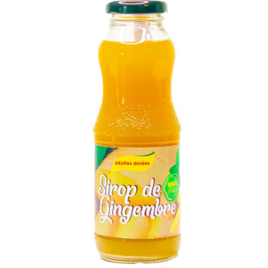 Pepites dorées Sirop de gingembre 30cl