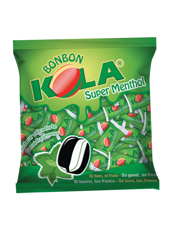 Bonbons kola super menthol chococam