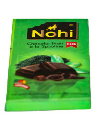 Nohi dark chocolate 80% with spiruline 100g